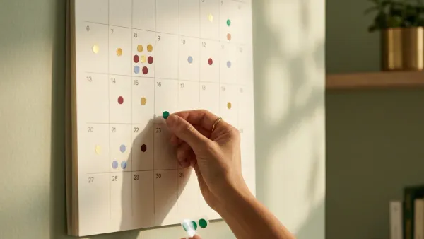 12-month personal finance calendar with smart money moves for each month