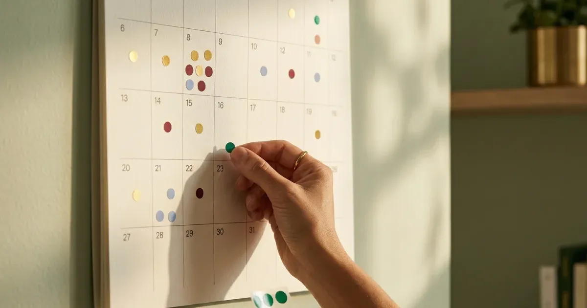 12-month personal finance calendar with smart money moves for each month